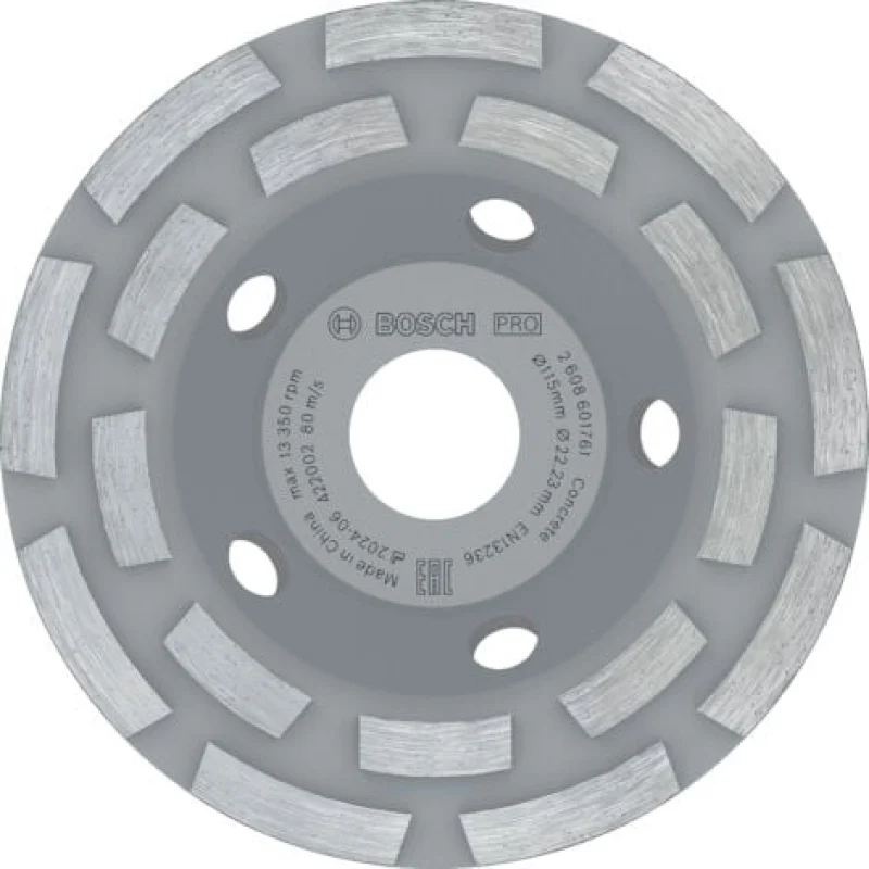 Tête de ponçage PRO Concrete Bosch 50 x 115 mm 22,23 mm - 2608601761
