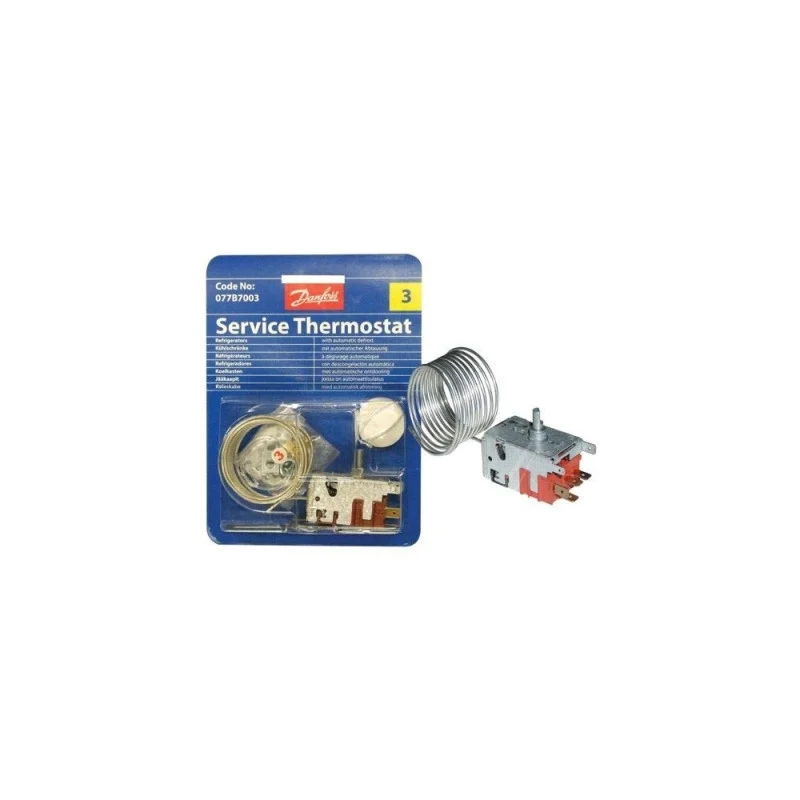 Thermostat danfoss N° 3 077b7003 pour réfrigérateur 2 portes electrolux
