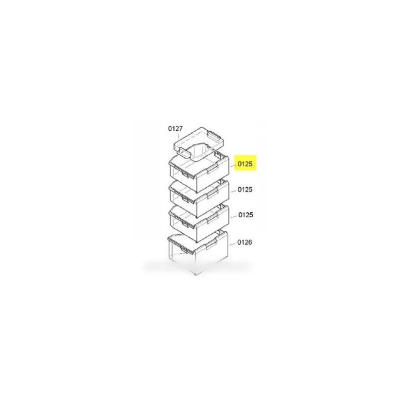 Tiroir congélation pour Réfrigérateur BOSCH 00448990 - BOSCH B/S/H