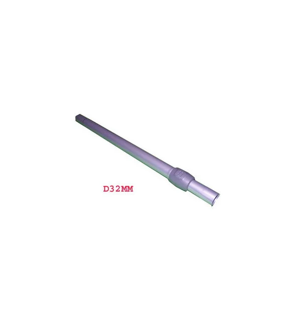 Tube télescopique acier de 32mm - Electrolux Arthur-Martin Faure Aeg Lincoln Zanussi Zoppas chap