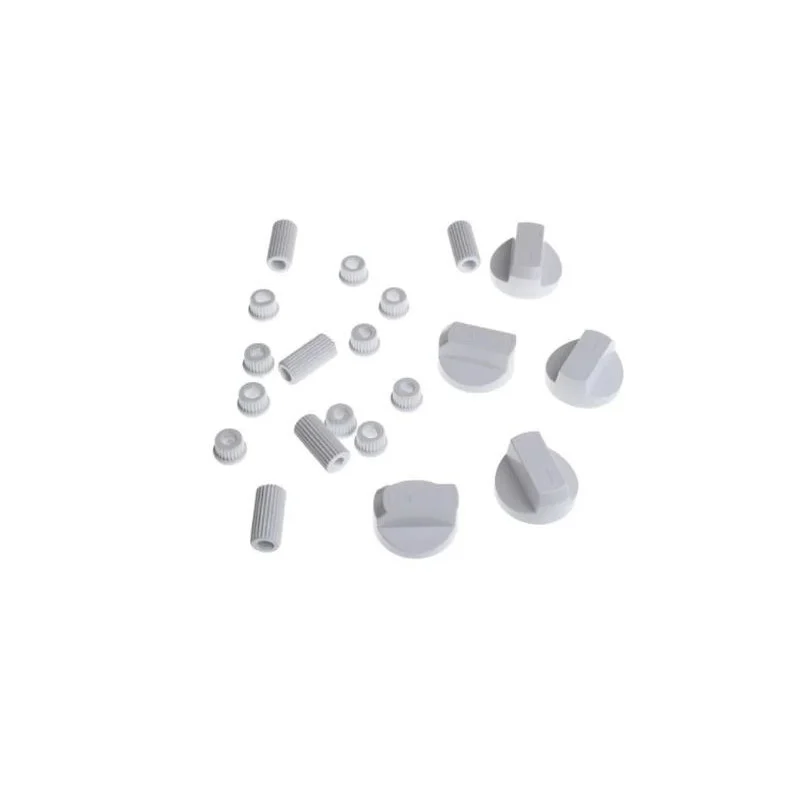 Universeel - kit de 5 boutons blanc universels - 228600066 - 3582286000662