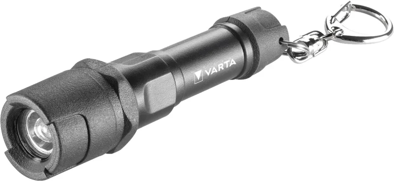VARTA Lampe Torche LED Mini incl. 1x pile AAA, Indestructible Key Chain Light, porte-clés, lampe de poche à clé, lumière très robuste, résistant aux éclaboussures