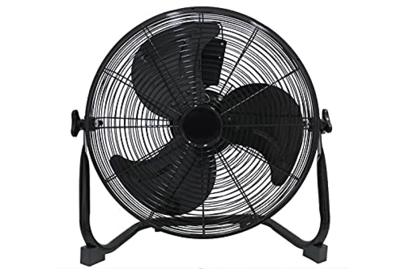 Ventilateur au sol Noir Technolux diam 45cm - VSL40012PHV