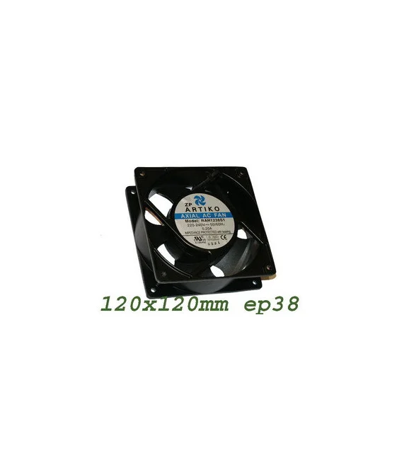 Ventilateur hélicoide 120X120X38mm Puissance 20W - Toutes marques