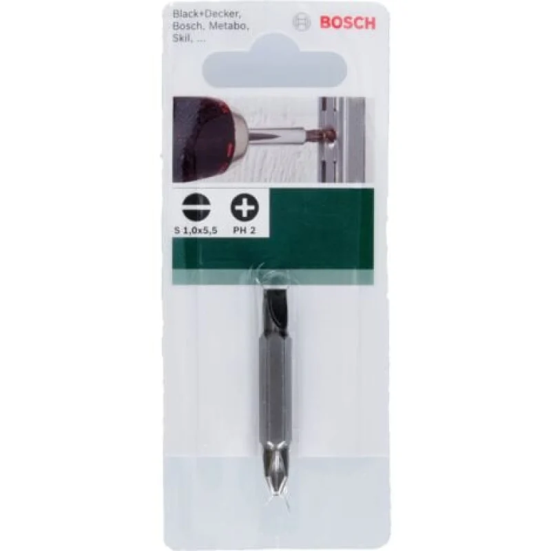 Vis à double embout (PH S) S10x55 & PH2 BOSCH 2609255954 - Bosch Outillages