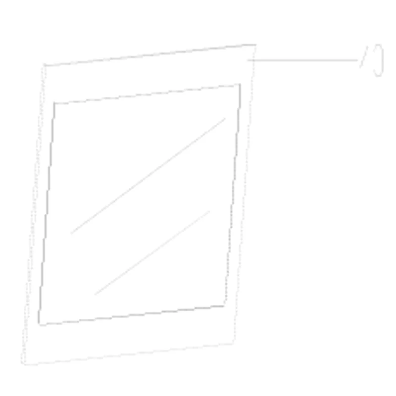 Vitre intérieure 519X400 mm BEKO 290441248