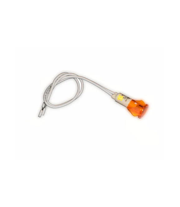 Voyant rond orange à fils - Toutes marques