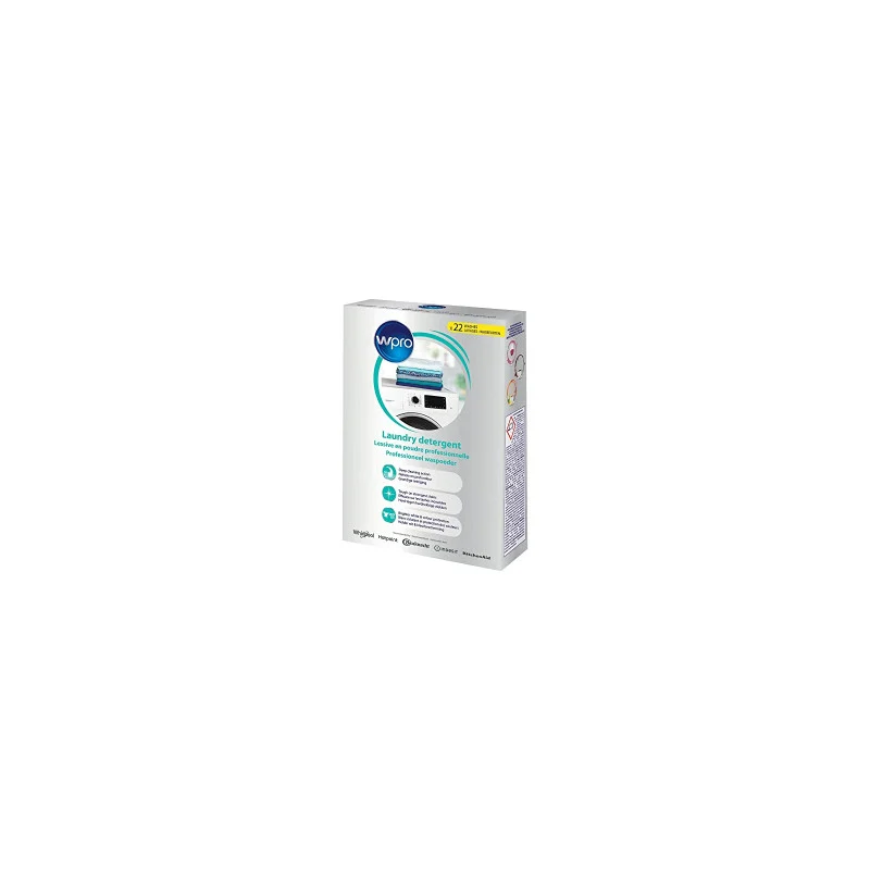 Wpro Lessive en Poudre 1.2 kg 22 lavages - W-PRO