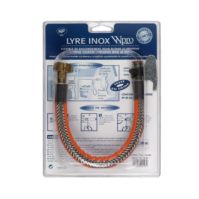 Wpro TNL035 Lyre Butane Propane Inox - W-PRO