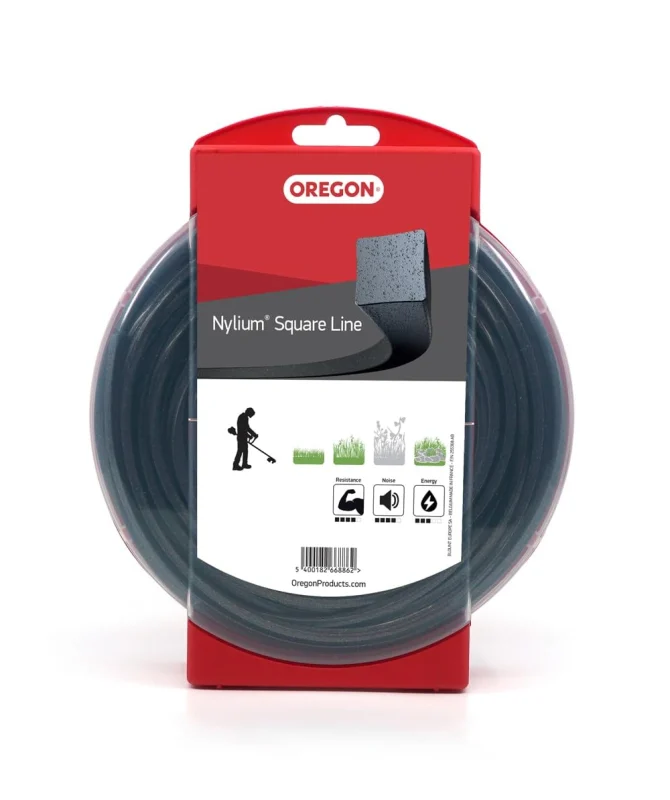 Oregon - Fil de Coupe Nylium Carré, 3 mm x 155 m 109524E