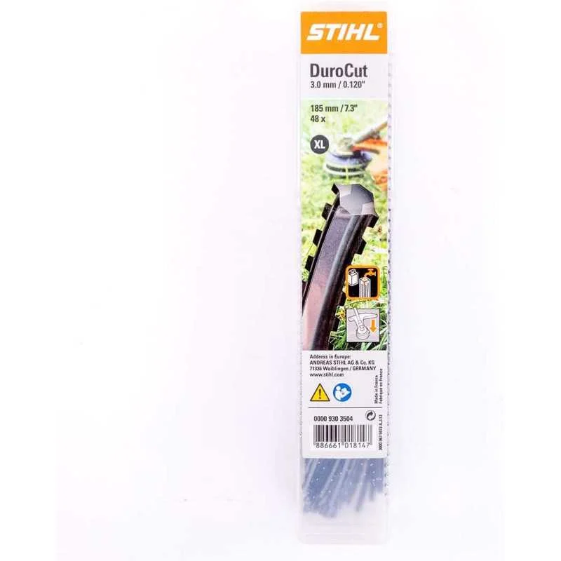 Fils de rechange ⌀3mm DuroCut (×48) pour débroussailleuse Stihl - 00009303504