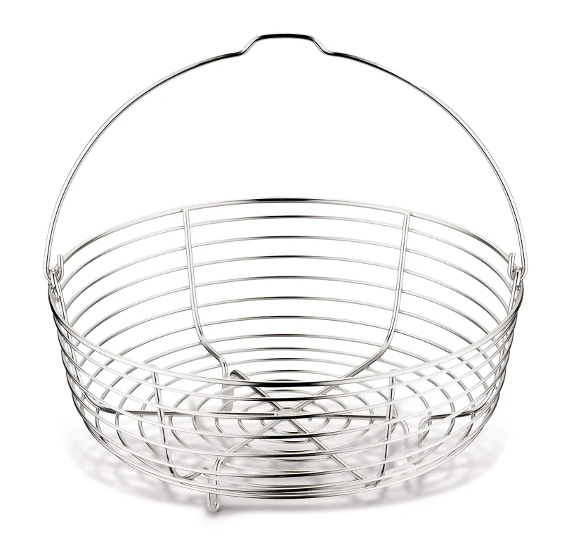 Lagostina Panier Fil, Accessoire pour Autocuiseur Capacité 5/6 Litres, Acier Inoxydable, Diamètre 19 cm - SEB