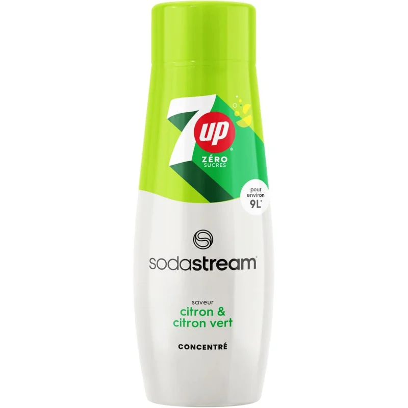 Sodastream - Concentré 7Up zéro sucres 440 ml avec bouchon doseur - 1924206310