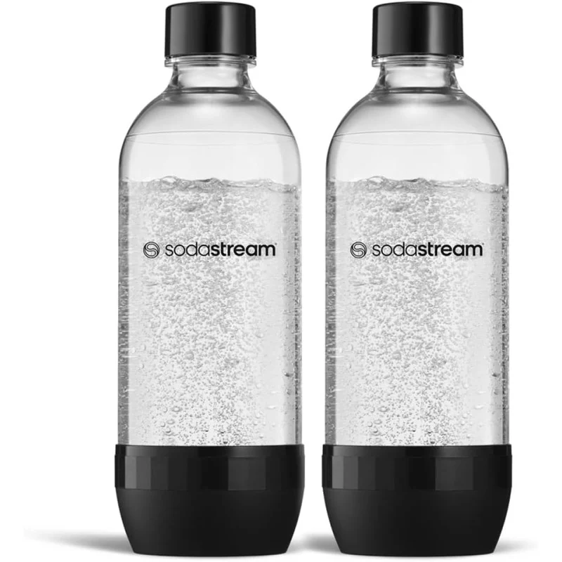 Lot de 2 bouteilles en plastique (1L) pour Sodastream Genesis, Play, Source, Power et Spirit - 1042260310