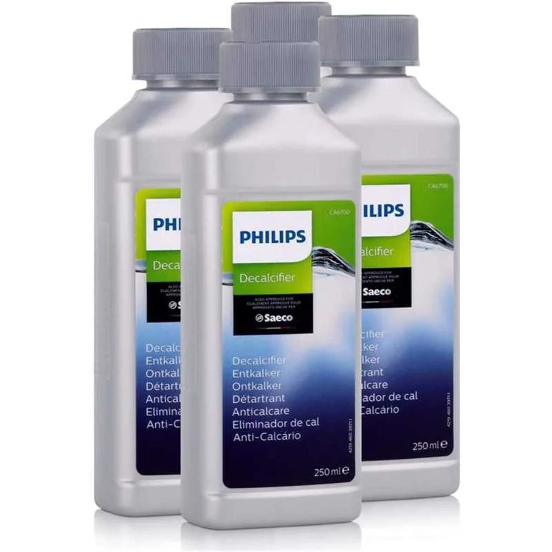 Lot de 4 détartrants (4x 250ml) pour cafetière Expresso Saeco, Philips CA6700/22